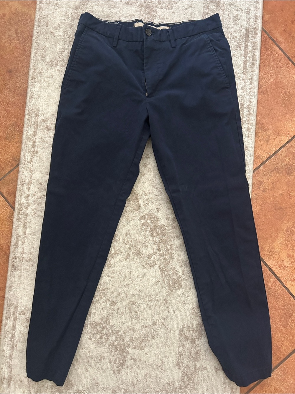 Banana Republic Navy Slim Chino Pants